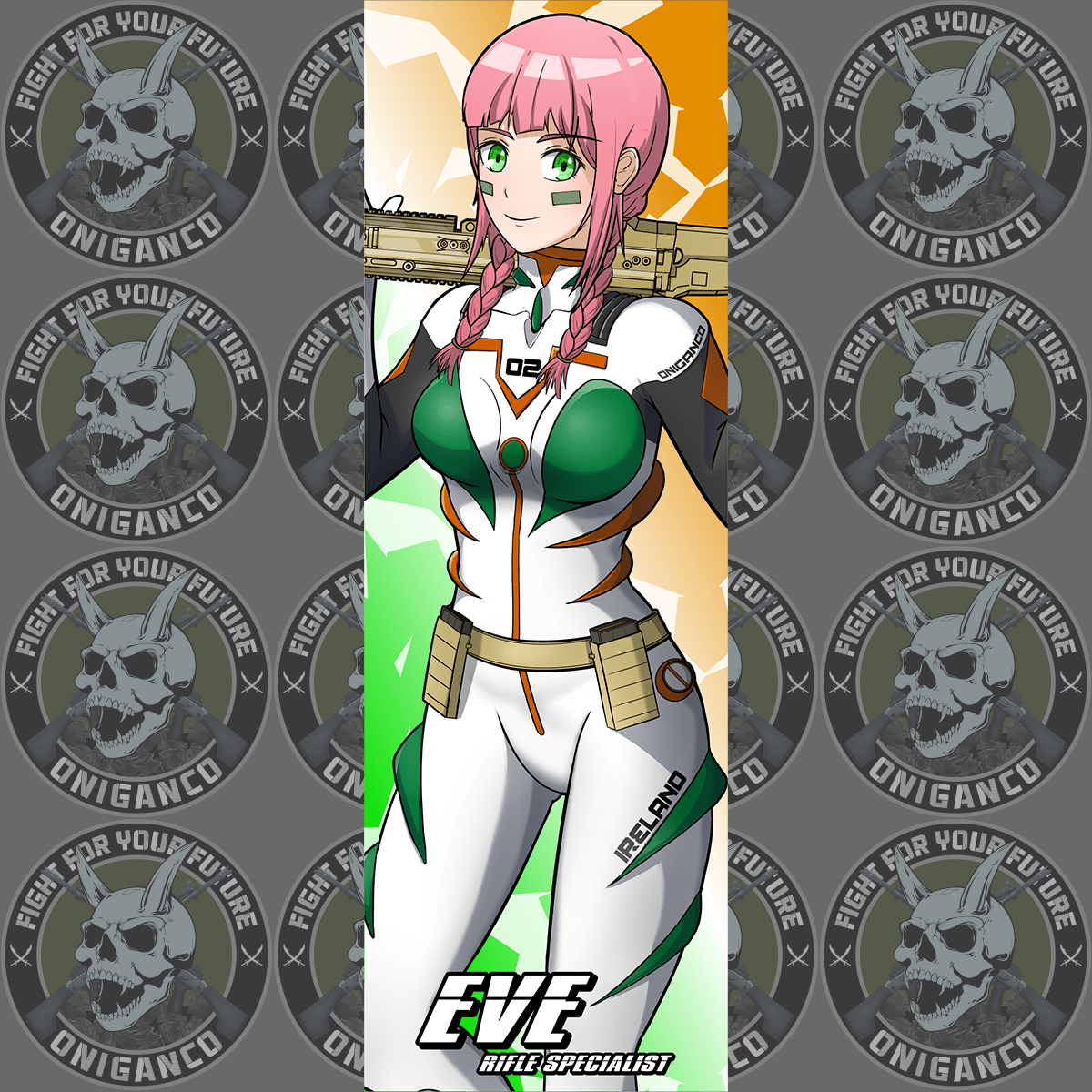 EVE "Neon Gen Plug Suit" Slap Sticker