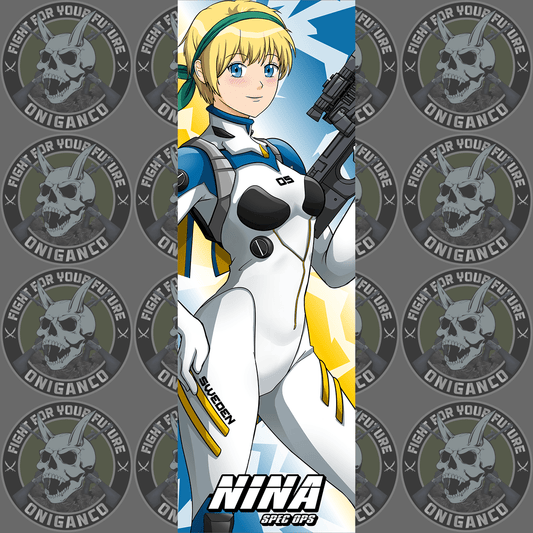 NINA "Neon Gen Plug Suit" Slap Sticker