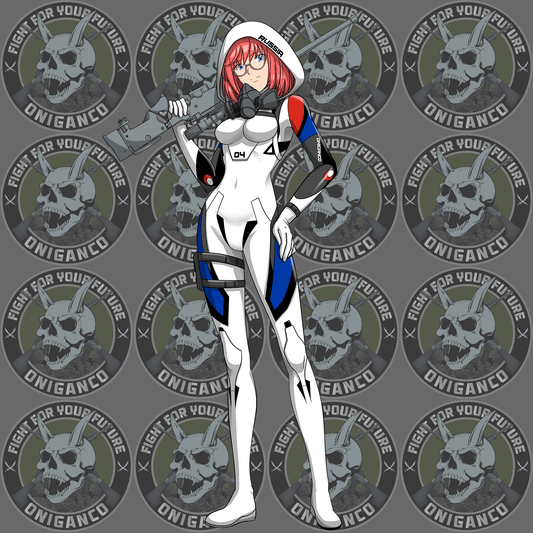 OLIVIA "Neon Gen Plug Suit" Full Body Sticker